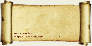 Borka Bzeničanin vizit kartica